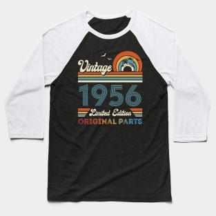 Vintage 1956 68th Birthday Gift For Men Women From Son Daughter Baseball T-Shirt